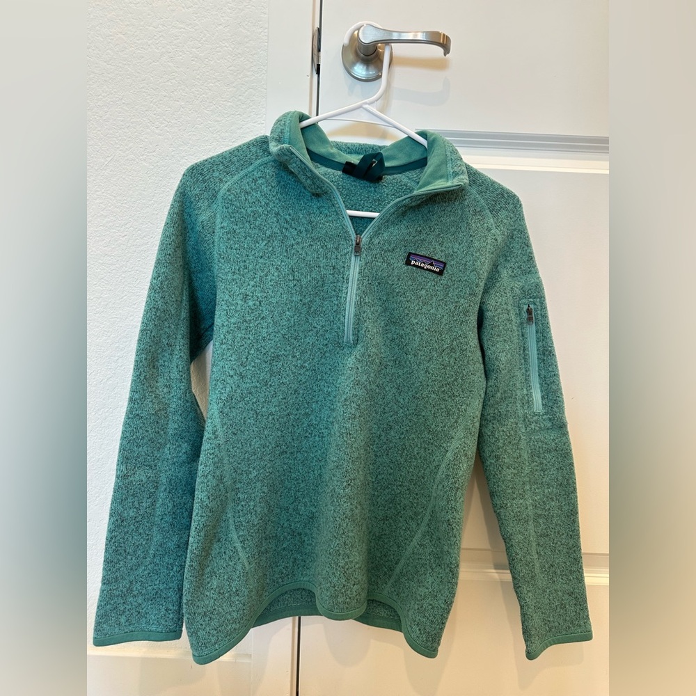 Green Patagonia Quarter Zip